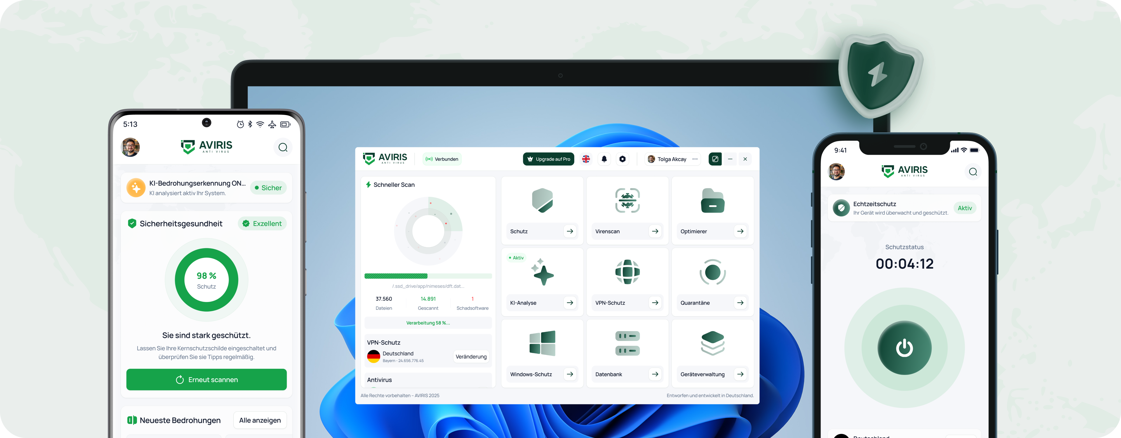 AVIRIS Multi-Geräte-Schutz